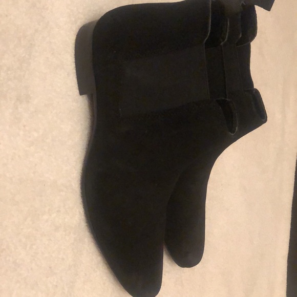 Black Suede Chelsea Boots - Picture 5 of 9